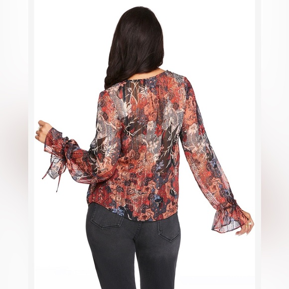 NEW JESSICA SIMPSON - Aurora Top in Autumn Memories - Picture 4 of 6